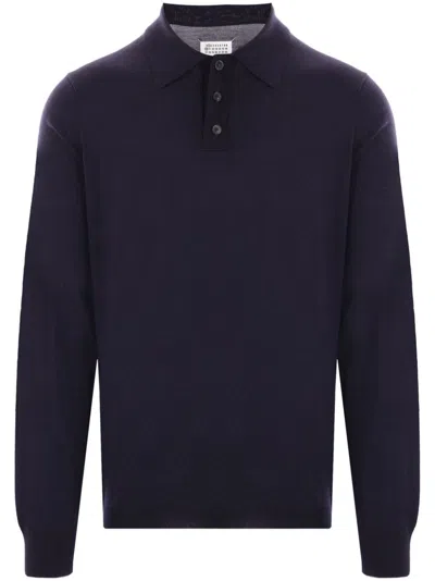 Maison Margiela T-shirts And Polos Blue In Multicolor