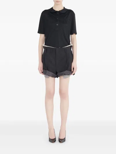 Maison Margiela Polo Shirt In Black