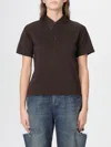 Maison Margiela Polo Shirt  Woman Color Amber In Brown