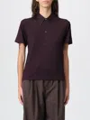 Maison Margiela Polo Shirt  Woman Color Blue In Brown