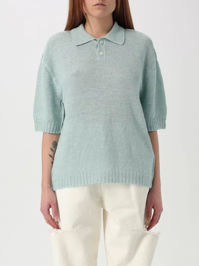 MAISON MARGIELA POLO SHIRT MAISON MARGIELA WOMAN COLOR GREEN,G48622012