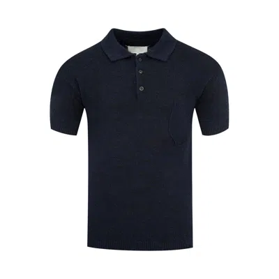 Pre-owned Maison Margiela Polo Shirt 'navy' | Blue | Men's Size M