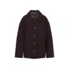Maison Margiela Checkered Pattern Long Sleeve Jacket In Brown