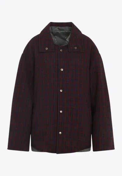 MAISON MARGIELA POLYAMIDE AND WOOL JACKET