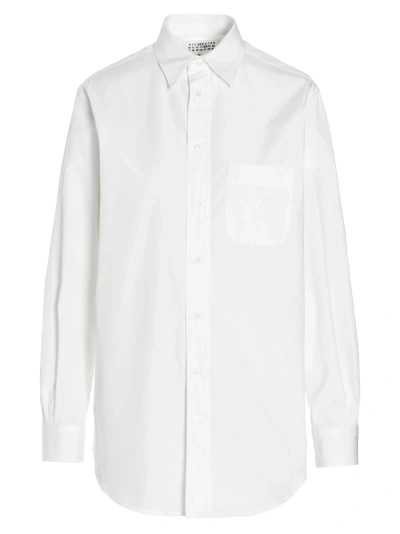 Maison Margiela Poplin Shirt In White