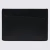 Maison Margiela Black Card Holder With Four Rear Stitchings In Leather Woman In Black