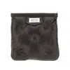 Maison Margiela Ppa Leather Glam Slam Flat Bag In Black