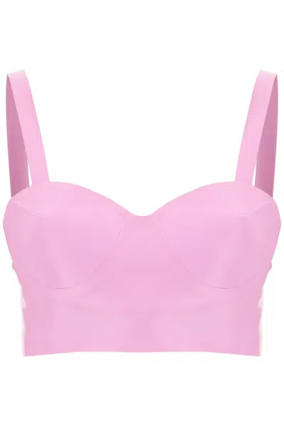 MAISON MARGIELA MAISON MARGIELA PRINK RUBBER CROP-TOP