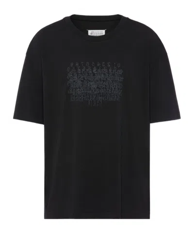 MAISON MARGIELA MAISON MARGIELA NUMERIC LOGO PRINTED T-SHIRT