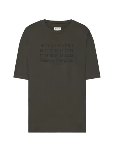 Maison Margiela Printed T-shirt In Green