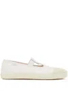 Maison Margiela Rubber Sole Sneakers Featuring Cut-out Detail In White