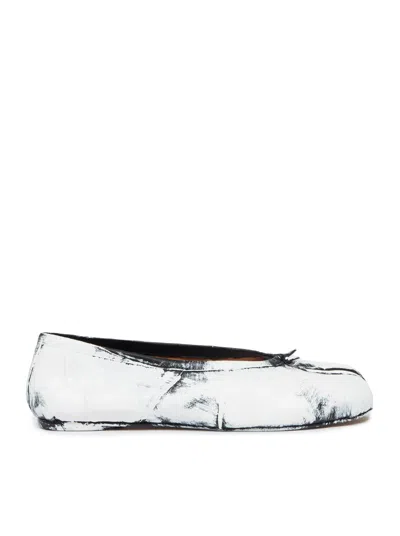 Maison Margiela Tabi New Ballerina In Black