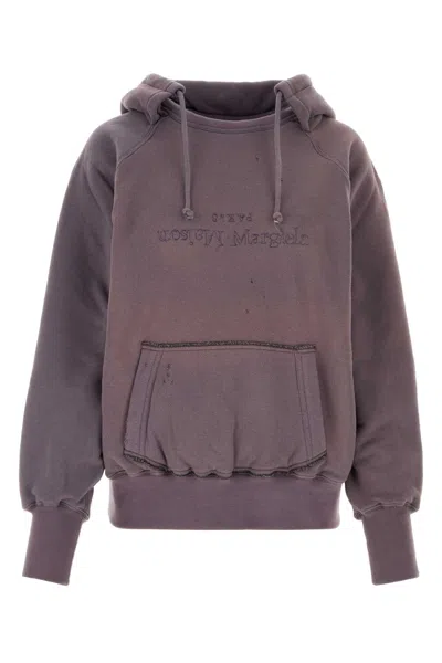 Maison Margiela Purple Cotton Sweatshirt