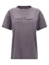 Maison Margiela Cotton T-shirt With Rewashed Effect In Purple