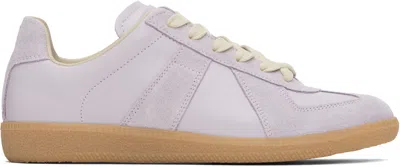 Maison Margiela Purple Replica Sneakers In T5186 Glicine