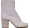 Maison Margiela Purple Tabi Ankle Boots In T5186 Glicine