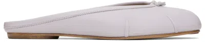 Maison Margiela Purple Tabi Ballerina Flats In T5186 Glicine