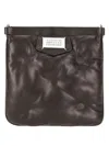 Maison Margiela Glam Slam Leather Crossbody With Adjustable Strap In Black