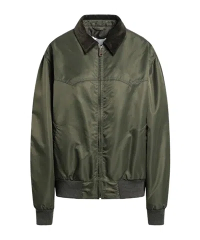 MAISON MARGIELA QUILTED BOMBER JACKET