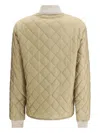 Maison Margiela Quilted Snap-button Bomber Jacket In Neutral