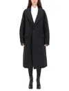 Maison Margiela Quilted Coat In Black