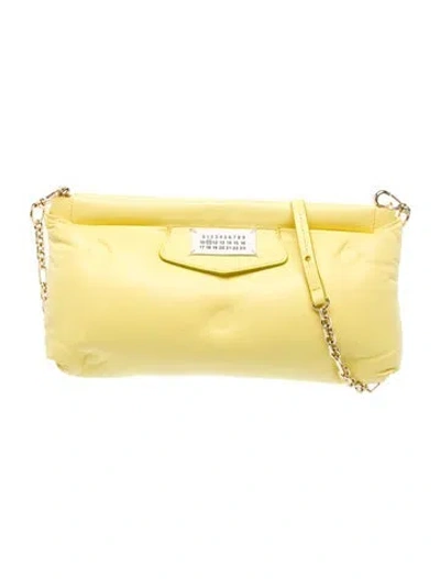 Pre-owned Maison Margiela Quilted Crossbody Bag In Yellow