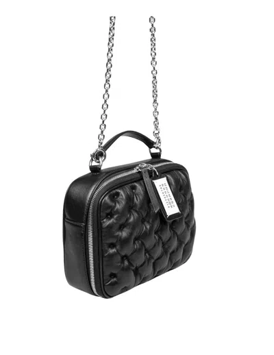 Maison Margiela Quilted Nappa Handbag In Black