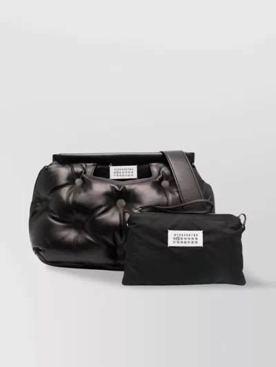 Maison Margiela Quilted Top Handle Shoulder Bag With Detachable Strap