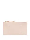 Maison Margiela Recicla Leather Card Holder In T4090 Light Nude