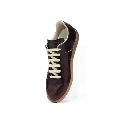 Maison Margiela Recicla Replica Sneakers Man Bordeaux In Burgundy