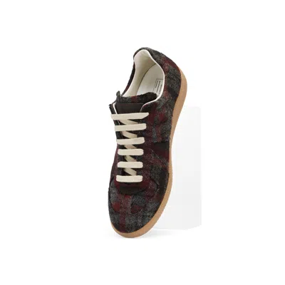 Maison Margiela Recicla Replica Sneakers Woman Grey And Red