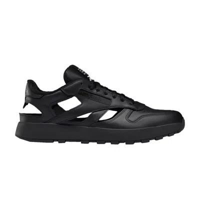 Pre-owned Maison Margiela Reebok X  Classic Leather Tabi Low 'project 0 - Black' | Men's Size 4