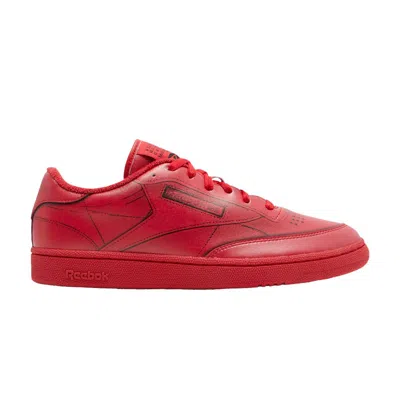 Pre-owned Maison Margiela Reebok X  Club C 'vector Red' | Men's Size 43.5