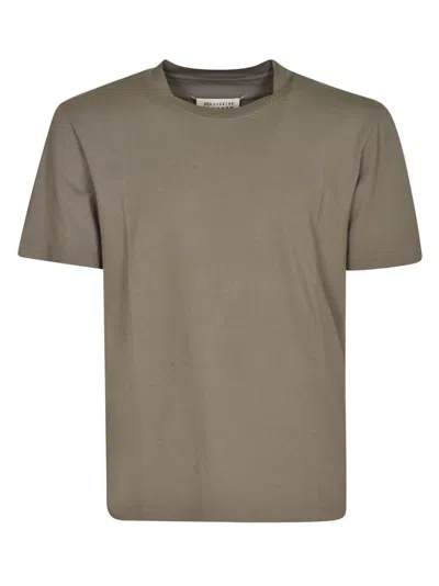 Maison Margiela Regular Plain T-shirt In Gray