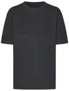 Maison Margiela Relaxed Fit Black Cotton Jersey T-shirt