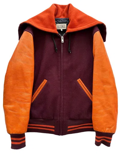 Pre-owned Maison Margiela “replica” 1940's Dublin Varsity Orange