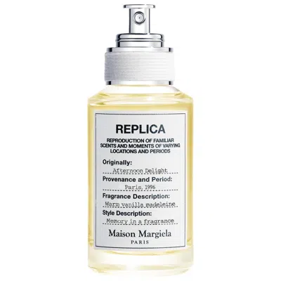 MAISON MARGIELA 'REPLICA' AFTERNOON DELIGHT EAU DE TOILETTE WITH VANILLA & SANDALWOOD 1 OZ / 30 ML EAU DE TOILETTE S