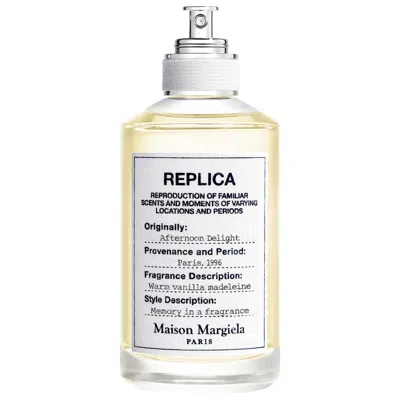 MAISON MARGIELA 'REPLICA' AFTERNOON DELIGHT EAU DE TOILETTE WITH VANILLA & SANDALWOOD 3.4 OZ / 100 ML EAU DE TOILETT