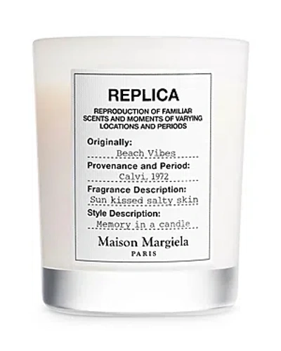 Maison Margiela Replica Beach Vibes Scented Candle 5.8 Oz. In White
