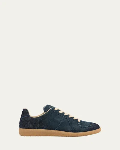 MAISON MARGIELA REPLICA DENIM T-TOE LOW-TOP SNEAKERS