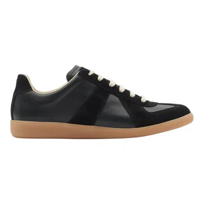 MAISON MARGIELA REPLICA DRILL HAIRY SUEDE SNEAKERS