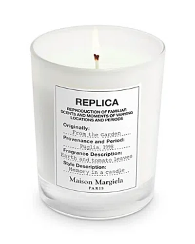 Maison Margiela Replica From The Garden Scented Candle 5.82 Oz. In White