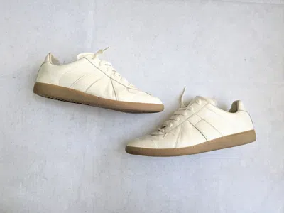 Pre-owned Maison Margiela Replica Gat Beige Gum 11 44 Low Tops Shoes In Sand
