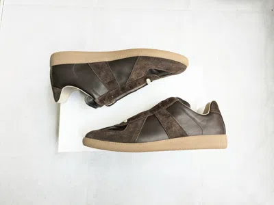 Pre-owned Maison Margiela Replica Gat Brown 11 44 Low Tops Shoes