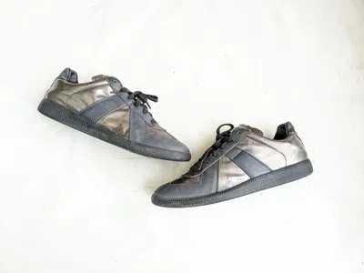 Pre-owned Maison Margiela Replica Gat Gray Silver 11 44 Low Tops Shoes
