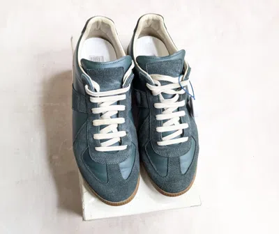 Pre-owned Maison Margiela Replica Gat Green 9 42 Low Tops Gum Shoes