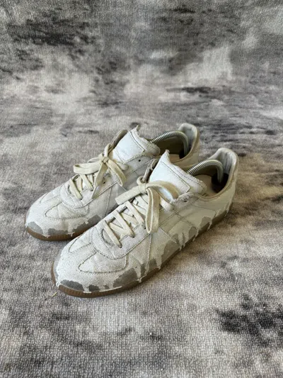 Pre-owned Maison Margiela Replica Gat Paper Print Shoes In Multi