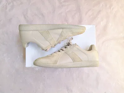 Pre-owned Maison Margiela Replica Gat Sneakers Beige 9.5 42.5 In Sand