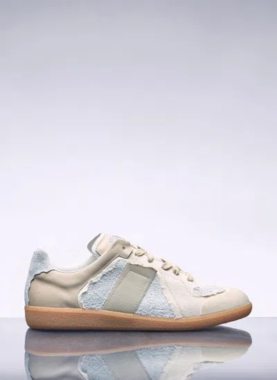 Maison Margiela Replica Inside-out Sneakers In Beige
