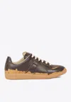 Maison Margiela Replica Lace-up Sneakers In Black